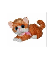 Miyavlayan Sesli Peluş Kedi 35cm (Çok Renkli)