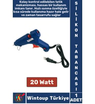 Ergonomik Tutuş Ahşap Plastik Metal Kumaş Aşırı Isınma Güvenlik Mekanizmalı Sıcak Silikon Tabancası