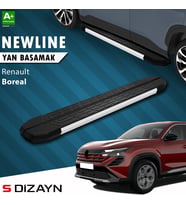 S-Dizayn Renault Boreal NewLine Aluminyum Yan Basamak 183 Cm 2025 Üzeri A+ Kalite