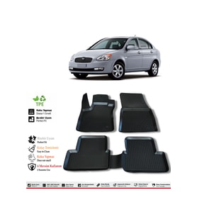 Hyundai Accent Era 2012 Model 4D Havuzlu Paspas