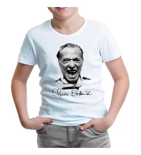 Charles Bukowski Beyaz Çocuk Tshirt