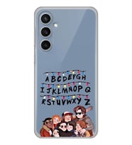 Samsung Galaxy S23 FE Uyumlu Stranger Things Desenli Şeffaf Telefon Kılıfı