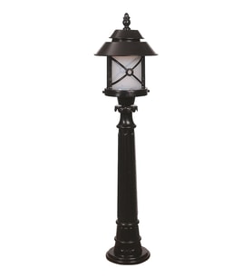 AVONNI BSU-68199-BSY-B Siyah Boyalı Dış Mekan Aydınlatma E27 ABS Polikarbon Cam 26cm