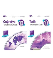 Palme Yayınları 10.Sınıf Tarih ve Coğrafya Soru Bankası Seti 2 Kitap
