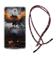 Samsung Note 3 4 5 8 9 20 Ultra 10 Lite Kılıf Boyun Asklı Rasta Silikon Ateş Kartalı 1766