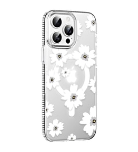 Joko Apple İphone 14 Pro Max Floral Magsafe Kapak - Beyaz