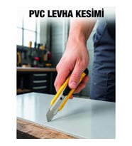 Mey İthalat® 5’li Profesyonel Metal Falçata Seti Ergonomik Saplı Çok Amaçlı Kesici Maket Bıçağı