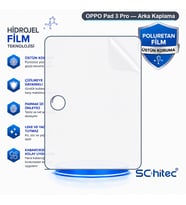 SChitec OPPO Pad 3 Pro Uyumlu Arka Yüzey Hidrojel Koruyucu Film
