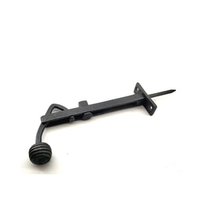 Antika Tarz Dekoratif Pirinç Ayarlı Panjur Stoperi - 150X55 Mm, Oksit