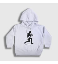 Presmono Unisex Çocuk Beyaz Stance Muhammed Ali Kapüşonlu Sweatshirt 230668tt