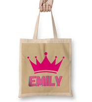 Emily-Name personalized Custom - vintage Retro Rainbow Style Design Gift Baby-Gift For Her Bez Çanta Uzun Saplı