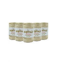 5 adet 4 NO POLYESTER MAKROME 0230 AÇIK BEJ