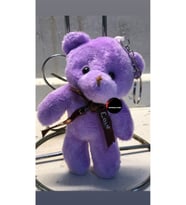 Sevimli Ayıcık Peluş Oyuncak Anahtarlık Uyku Arkadaşı Hediyelik 12 CM (Çok Renkli)