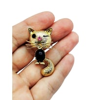 Şanslı Kedi Broş