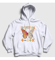 Presmono Unisex Beyaz Mathematics Müzik Ed Sheeran Kapüşonlu Sweatshirt 486227tt