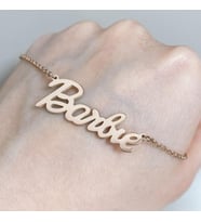 Kişiye Özel 925 Ayar Gümüş Barbie Kolye