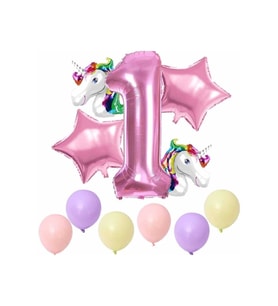 Çıtıpıtıstore Unicorn Doğum Günü Balon Seti