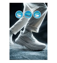 Walkway Flexion M Siyah-Beyaz Hafızalı Taban Erkek Spor Ayakkabı