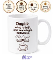 Kişiye Özel Dayıya Mizah Temalı Kupa Bardak Hediye Komik Dayı Kupası