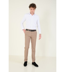 Giyim Dünyası Erkek Slim Fit Gömlek Beyaz