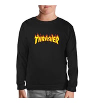 Thrasher Siyah Çocuk Sweatshirt