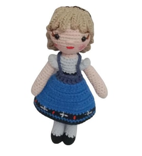 Minyatür Huri Bebek Amigurumi Organik Oyuncak