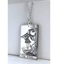 925 Ayar Gümüş Tarot The Fool (Budala) Kolye (Gümüş)