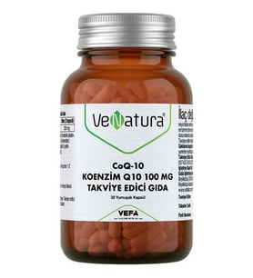 Venatura Coq-10 Koenzim Q10 100 Mg Takviye Edici Gıda 30 Kapsül