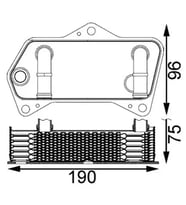 MAHLE CLC202000S Sanziman Yag Sogutucusu 02E409061B