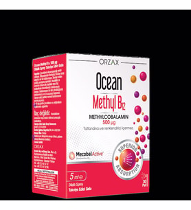 Ocean Methyl B12 500 Mg Sprey/ 5 Ml (Krem)