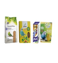 Yetişkin Muhabbet Kuşu Yemi 1kg SKT:02/27+Jessy Ballı Kraker10 Lu+Zonax Vitamin 50cc+Kuş Kumu 300gr
