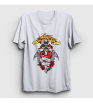 Presmono Unisex Beyaz Always Bon Jovi T-Shirt 20031tt