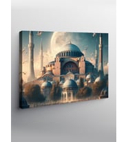 Kanvas Tablo Cami Manzarası