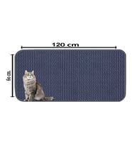Aktunç Elekli Tuvalet Önü Kedi Kumu Paspası 60X120 cm (GRİ)