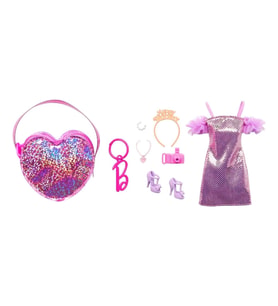 Barbie Mini Çanta Aksesuarları Doğum Günü Temalı Set