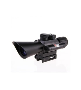4x30 Tüfek Dürbünü Çift Işıklı Lazerli M7