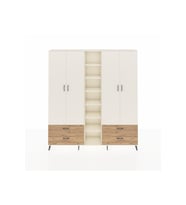 Arges Dolap 12 Raflı 4 Çekmeceli 2 Askılı 220x30x243 Aytaşı-Aytaşı/Çam