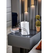 Gümüş Kuğu Kağıt Rulo Havluluk, Peçetelik Mutfak Banyo Çocuk Yatak Odası Aksesuar - Metal Paslanmaz