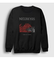 Presmono Unisex Siyah Times Of Grace Metal Neurosis Sweatshirt 488127tt