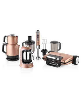Korkmaz Rosa Gold 14 Prç Elektro Set
