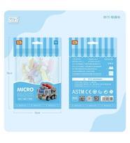 LZ8615 Araba Blok Seti Mini Poşet 150 Parça -Vagon life