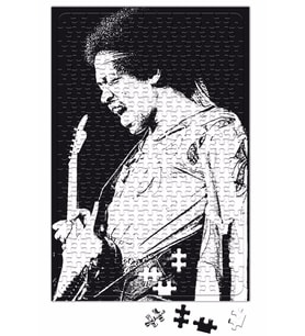 Hendrix Perfil Puzzle 240 Parça Yapboz
