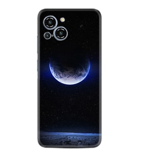 Reeder S23 Max Pro Kılıf Resimli Desenli Silikon Platinium Series Midnight Moon 1802