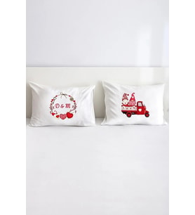 Love Aşk Pamuklu Çift Kişilik 50x70 cm Yastık Kılıfı Seti