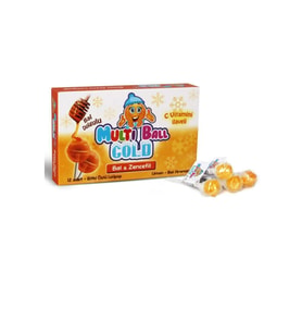 MULTIBALL LOLİPOP COLD PASTİL BAL+ZENCEFİL 12Lİ