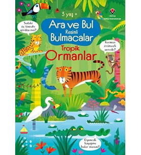 Ara ve Bul Resimli Bulmacalar Tropik Ormanlar