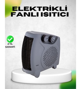 Northcity Fanlı Elektrikli Isıtıcı Termostatlı Yanmaz Plastik Gövde - Kompakt ve Güvenli Çözüm