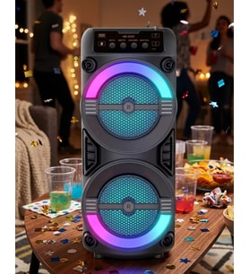 Northcity LED Işıklı Kablosuz Bluetooth Hoparlör - USB/TF Kart Destekli, Taşınabilir ve Yüksek Ses Performanslı