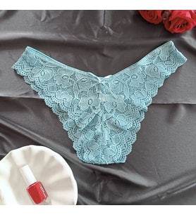 Lara Full Dantel Önü Fiyonk Detaylı Bikini Model Külot