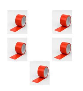 Omeyva Takviyeli Tamir Bandı - İzolasyon Onarım Çadır Bandı - Turuncu - 48 mm x 10 YRD - 5 Rulo